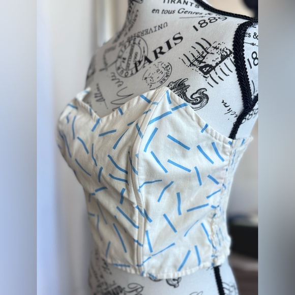 vintage 70s 80s you babes strapless top boning Women’s Size M - Picture 7 of 11
